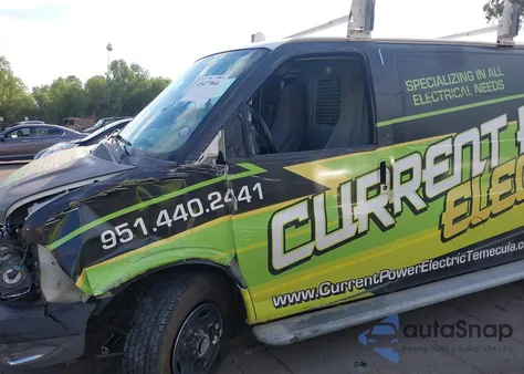 2017 GMC Savana 2500 Work Van z USA, uszkodzony, nr VIN 1GTW7AFF1H1915260